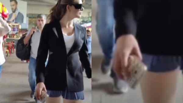 Urvashi Rautela claims losing 24k gold iPhone during Ind-Pakistan match; internet users say she’s lying – Trolled!