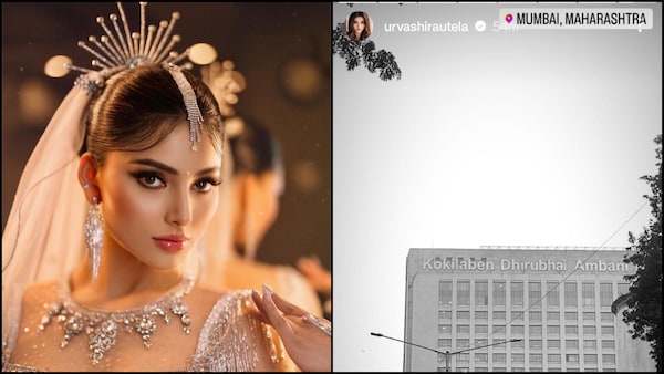 Urvashi Rautela posts a photo of the hospital where Rishabh Pant is admitted in Mumbai on Instagram