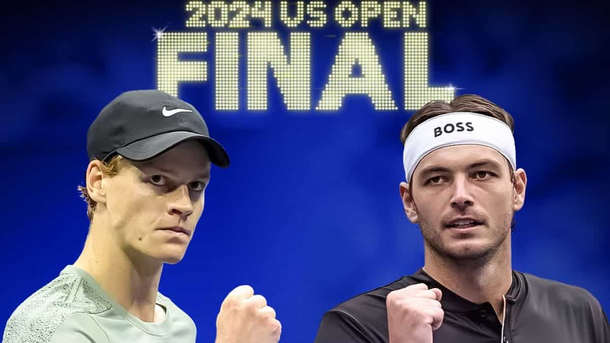 US Open 2024 Jannik Sinner vs Taylor Fritz men s singles final live streaming