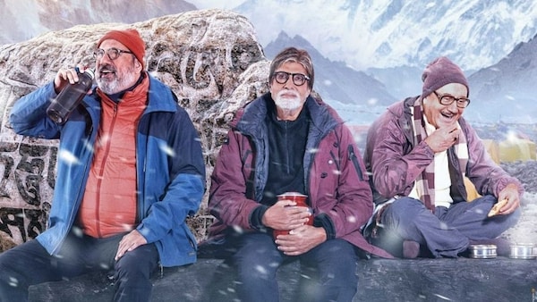 Uunchai poster: Amitabh Bachchan, Anupam Kher, Boman Irani are a delightful trio amidst snow capped mountains
