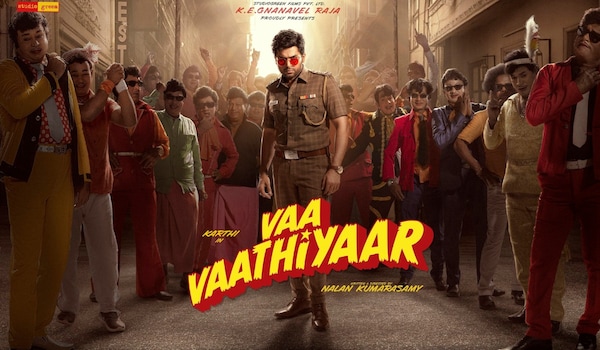 Karthi 26 is Vaa Vaathiyaar: Check out the quirky poster of the Nalan Kumarasamy film