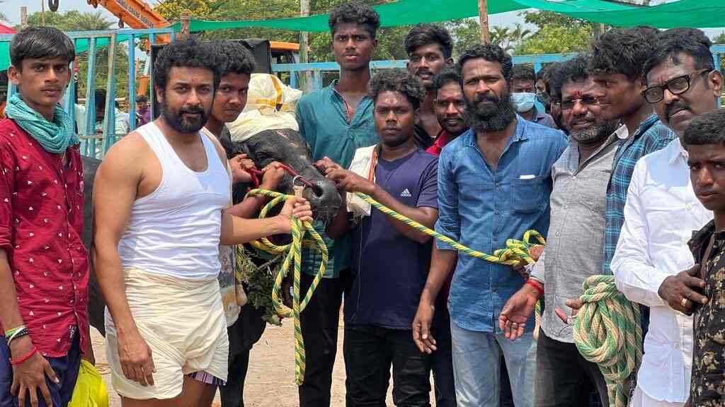 Team Vaadi Vaasal releases more pictures of Suriya, Vetri Maaran from test shoot