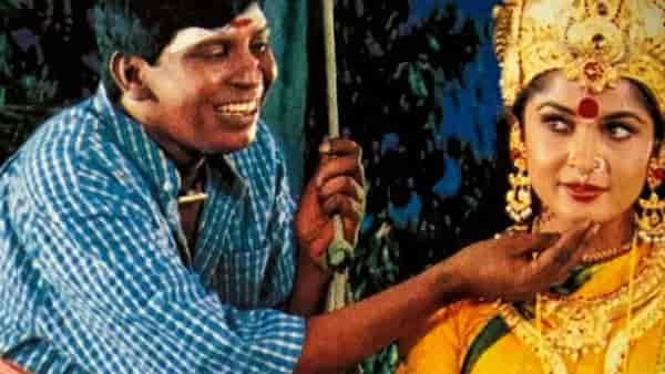 Vadivelu and Ramya Krishnan in Raja Kali Amman