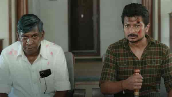 Vadivelu and Udhayanidhi Stalin in Maamannan | Photo: Youtube/ Screengrab