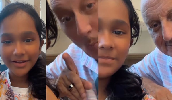 Anupam Kher takes his best friend Satish Kaushik's daughter Vanshika out for lunch