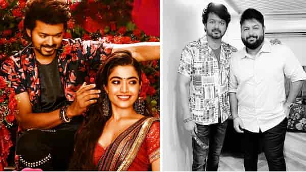 Ranjithame: Team Varisu unveils Vijay's still with Rashmika and Thaman ahead of the film's first single release