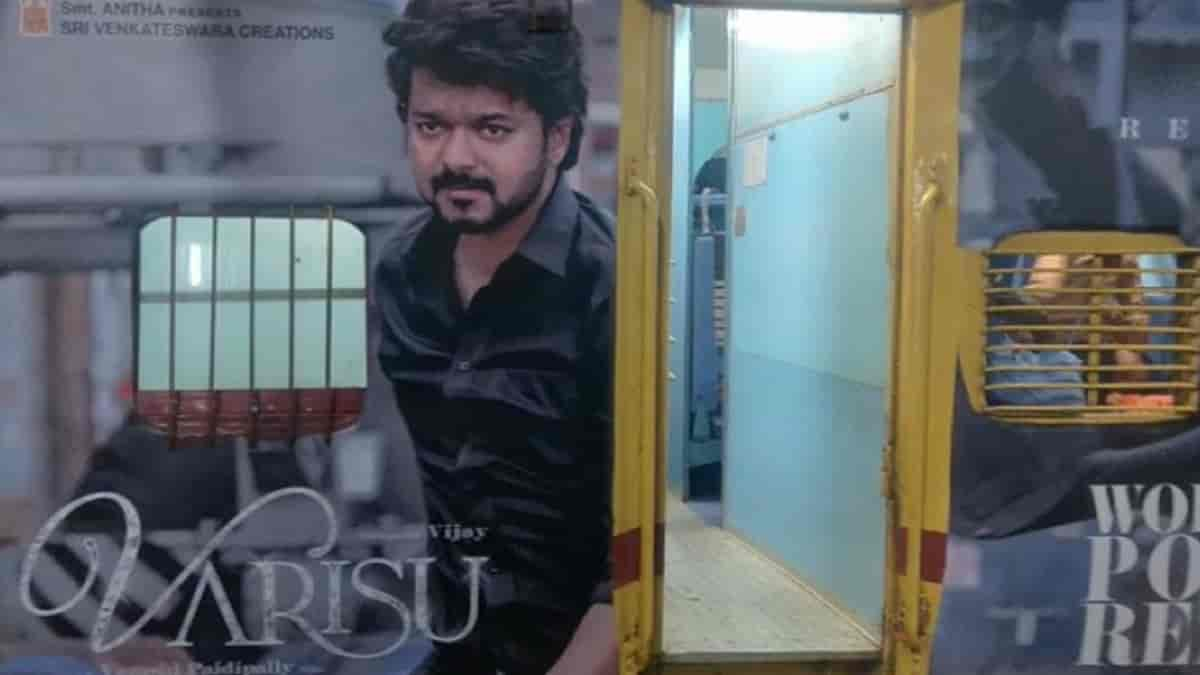 Varisu Express is here! Vijay fans go gaga over promotions of the film on trains