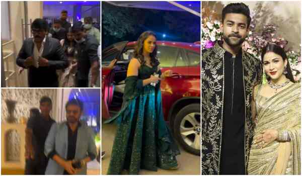 Varun Tej - Lavanya Tripathi Wedding Reception: Chiranjeevi, Naga Chaitanya, Venkatesh, Saina Nehwal look stunning at the Hyderabad event.WATCH