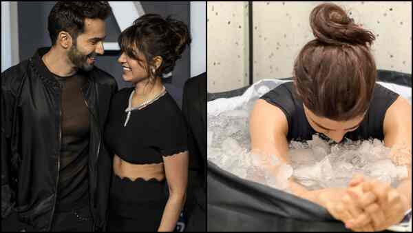 Citadel duo Varun Dhawan and Samantha Ruth Prabhu 'literally' chill themselves in an ice bath