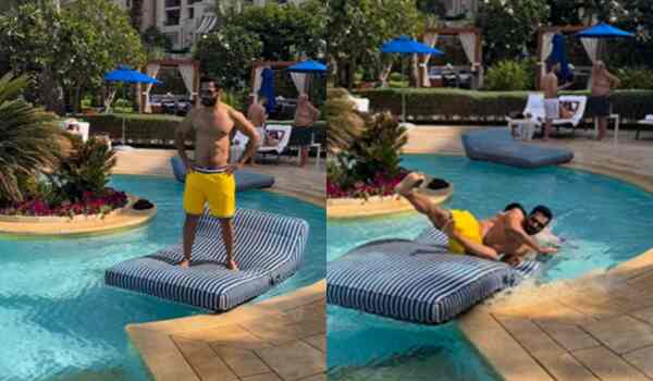 Varun Dhawan ‘entering 2024’ with a splash | Check out cute video