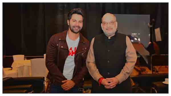 Varun Dhawan meets Home Minister Amit Shah, says 'Inke saamne toh hum sab baby hain'