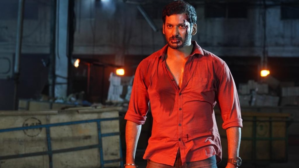 Vishal back to shoot for Laththi after sustained injury during the filming of an action sequence
