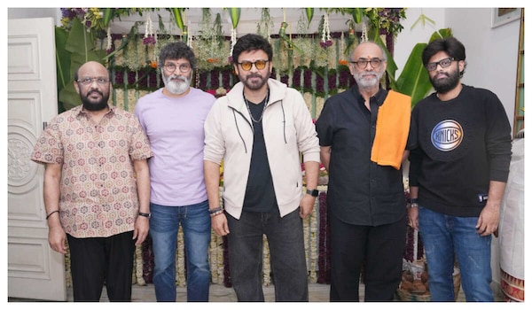 Venkatesh at the launch of his new film
