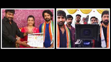 Venky Kudumula’s next with Nithiin, Rashmika Mandanna launched; Chiranjeevi, Bobby Kolli grace pooja ceremony