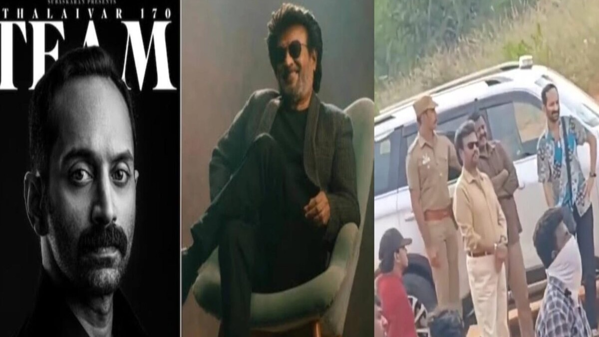 Rajinikanth and Fahadh Faasil spotted shooting for Vettaiyan; video goes viral!