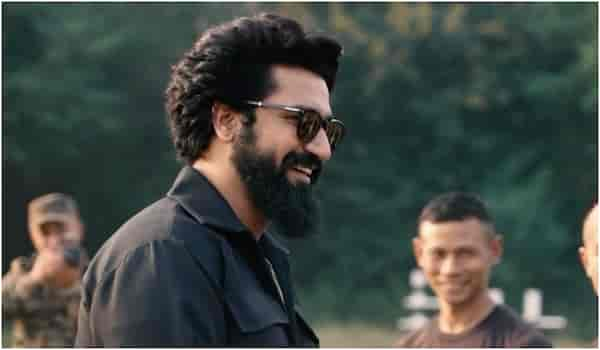 Vicky Kaushal surprises fan with a special gift as he promotes Sam Bahadur with Sanya Malhotra in Delhi; Watch