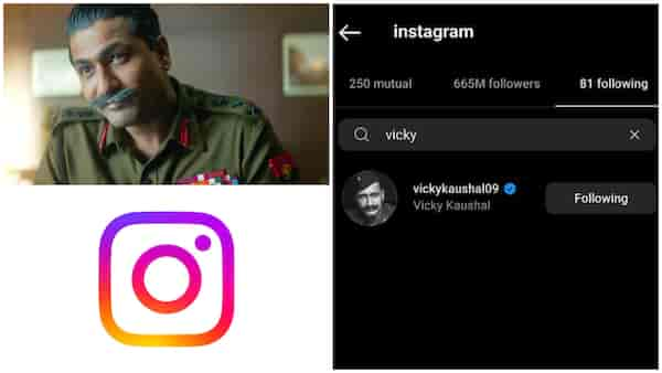 Vicky Kaushal becomes the first Indian actor to be followed back by the official Instagram page