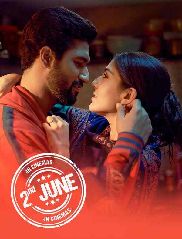 Vicky Kaushal and Sara Ali Khan in a still from Zara Hatke Zara Bachke