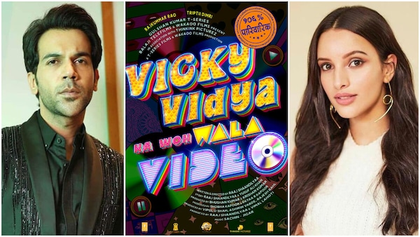 Vicky Vidya Ka Woh Wala Video: Rajkummar Rao to romance Triptii Dimri in a quirky family drama