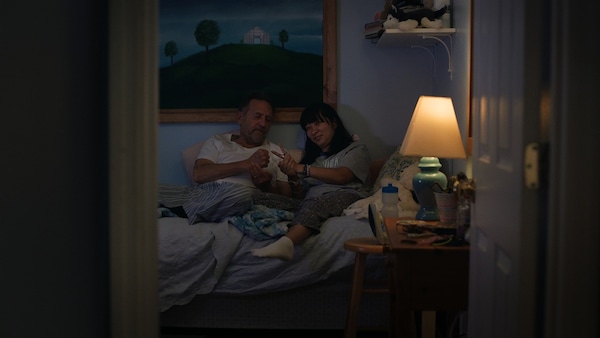 Victor Slezak and Anna Sargent in Take Me Home. Film still.