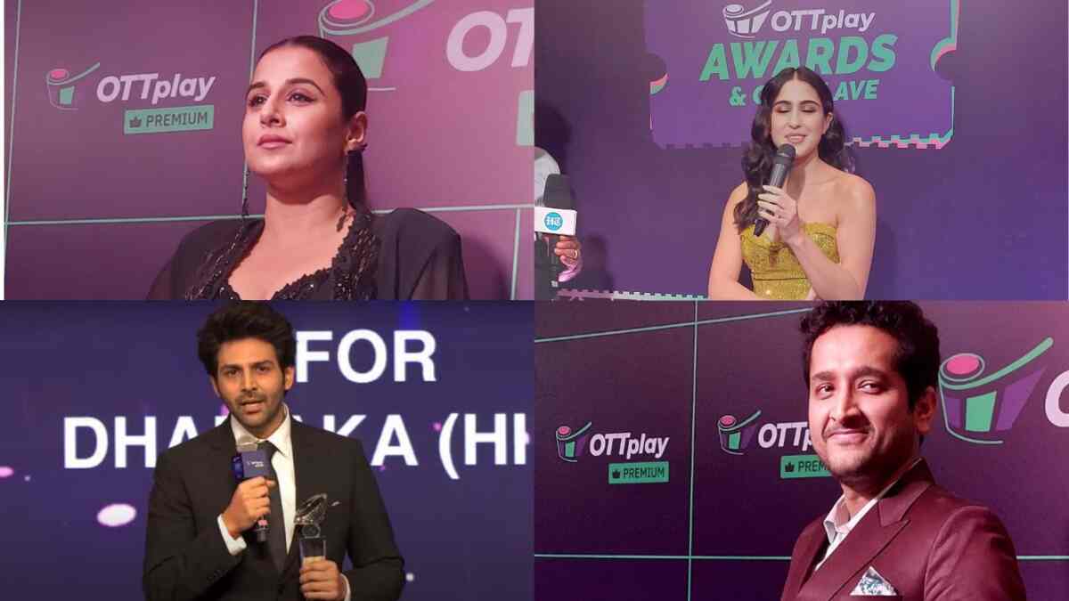 OTTPlay Awards 2022: From Sara Ali Khan and Kartik Aaryan to Pa Rinjith and Parambrata Chatterjee, here's the complete list of winners