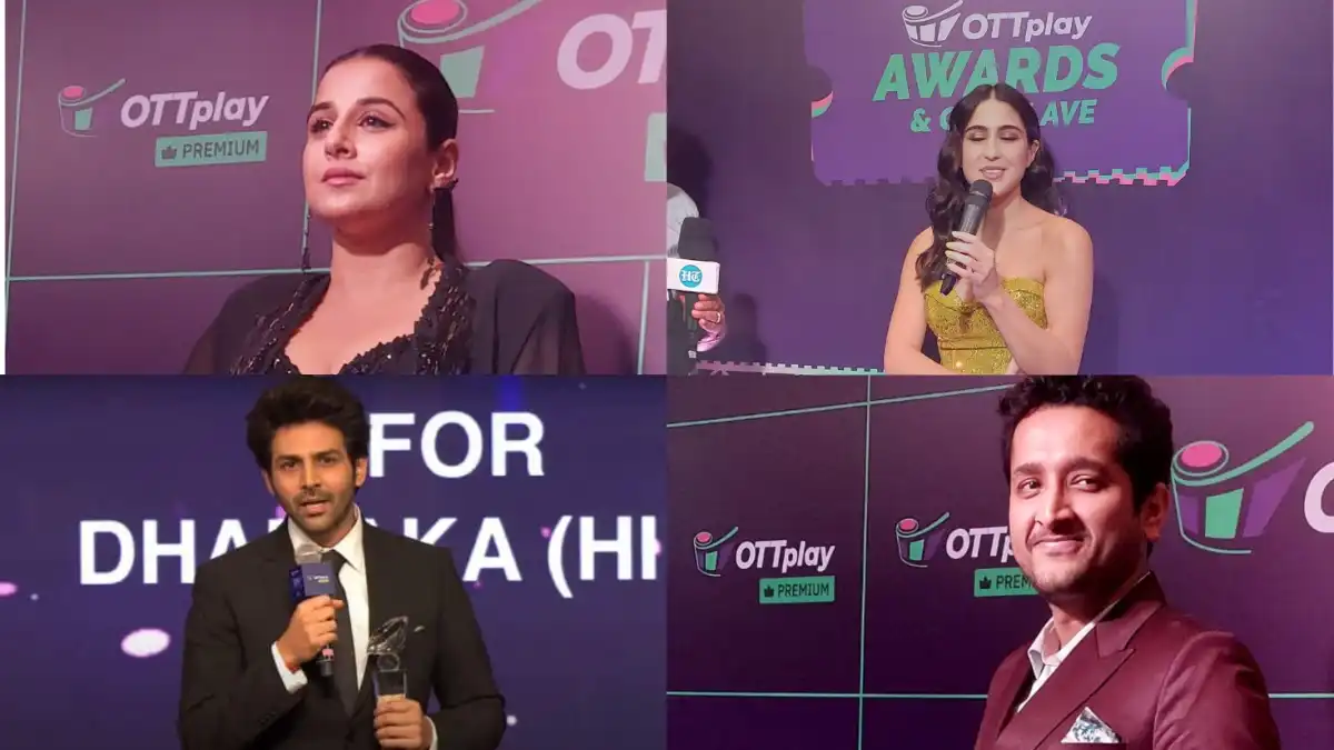 OTTPlay Awards 2022: From Sara Ali Khan and Kartik Aaryan to Pa Rinjith and Parambrata Chatterjee, here's the complete list of winners