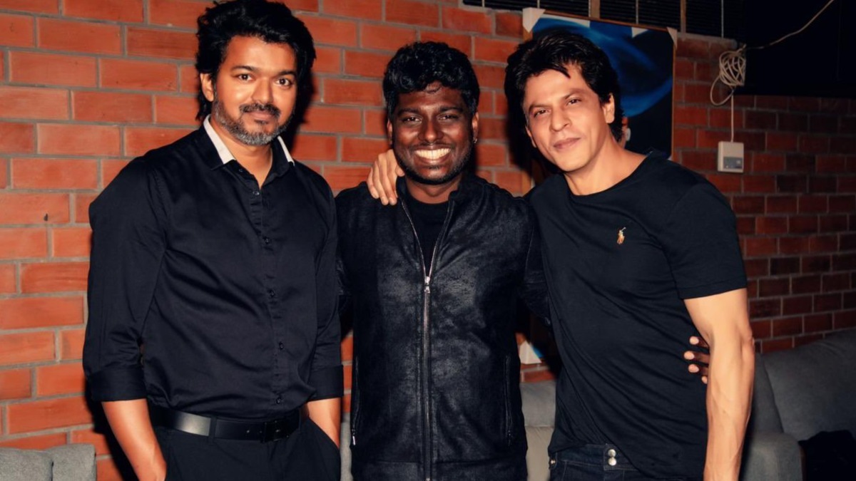Jawan star Shah Rukh Khan calls Thalapathy Vijay's Theri and Mersal his favourite Atlee films