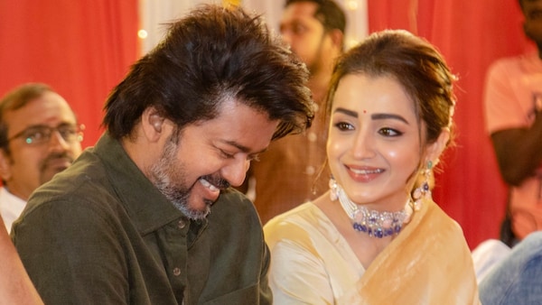 Thalapathy67: Trisha's heartwarming picture with Vijay at the puja ceremony breaks the internet