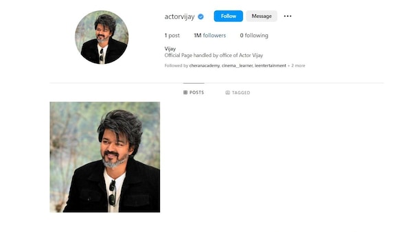 Vijay's Instagram debut sends fans into a frenzy, becomes quickest celebrity to reach 1 million followers