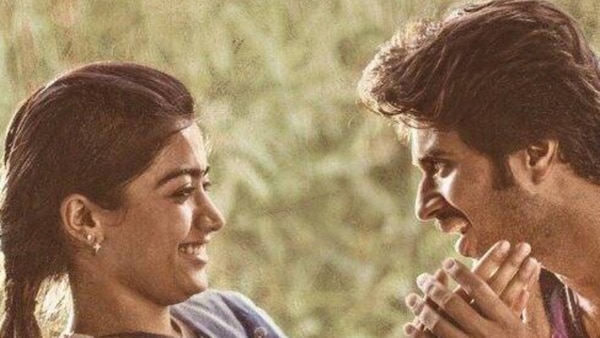Vijay Deverakonda and Rashmika Mandanna in Dear Comrade.