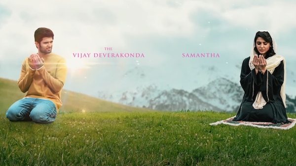 Kushi’s first single Na Roja Nuvve: Vijay Deverakonda, Samantha pray amidst the mountains in Kashmir