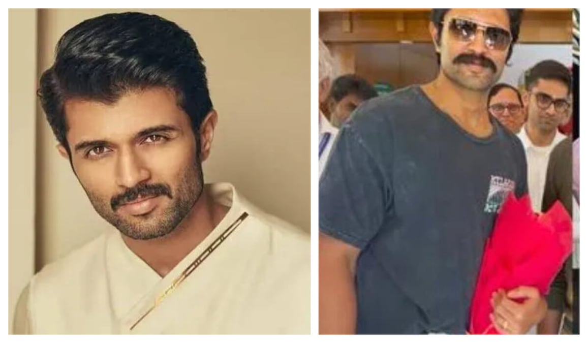 Vijay Deverakonda fuels engagement buzz as he flaunts ring during temple visit, pic goes viral