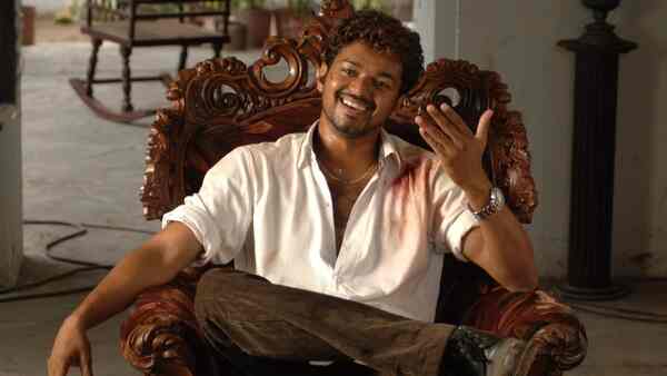 Vijay in a still from Aathi