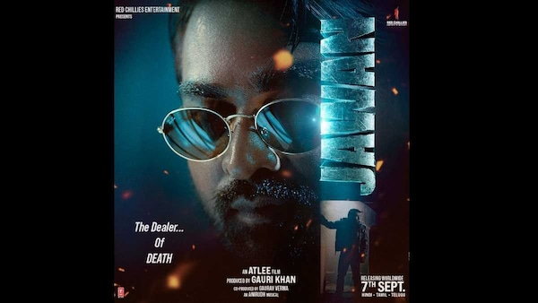 Shah Rukh Khan drops a deadly Jawan poster of Vijay Sethupathi, calls Makkal Selvan the 'Dealer of Death'