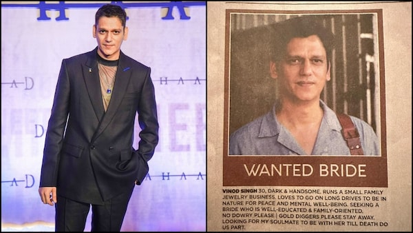 Vijay Varma's 'Wanted Bride' post for Dahaad promotions gets an epic reaction from his mother; check it out