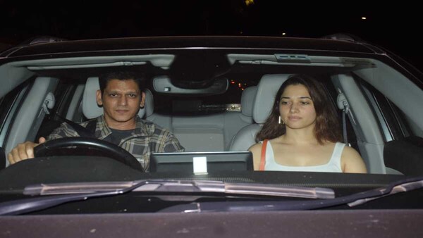 Tamannaah Bhatia, Vijay Varma spotted driving home together after 'romantic dinner date'