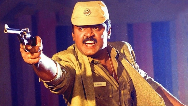 Vijayakanth has acted in over 20 films as a cop
