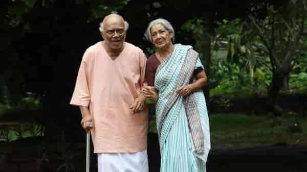 Vijayaraghavan and KPAC Leela in a still from Pookkaalam