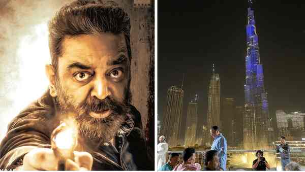 Kamal Haasan's all smiles at the trailer launch of Vikram at Burj Khalifa; makers release promo video