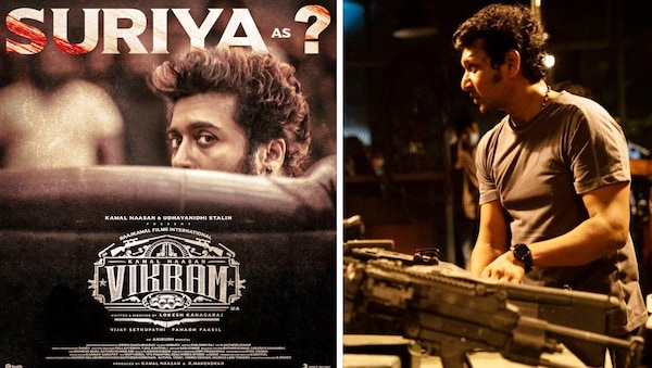 Lokesh Kanagaraj teases movie buffs with a poster of Suriya from Kamal Haasan's Vikram