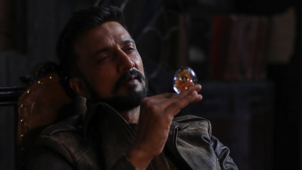 Kiccha Sudeep in a still from the film