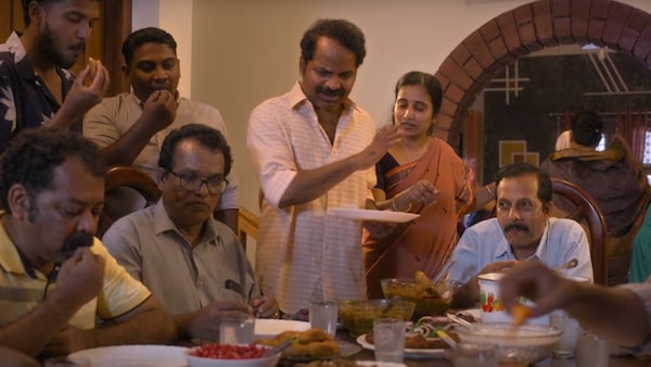 Vinay Forrt in a stll from Samshayam