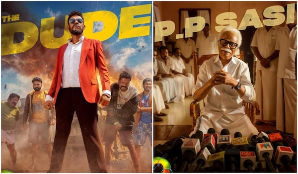 Vinayakan and Indrans in Aadu 3