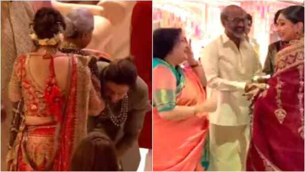 Shah Rukh Khan touching Amitabh Bachchan's feet to Deepika Padukone's warm hug to Rajinikanth - 5 viral moments from Ambani wedding