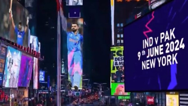 ICC T20 World Cup 2024 - Social Media erupts as Virat Kohli features while announcing India vs Pakistan clash in New York