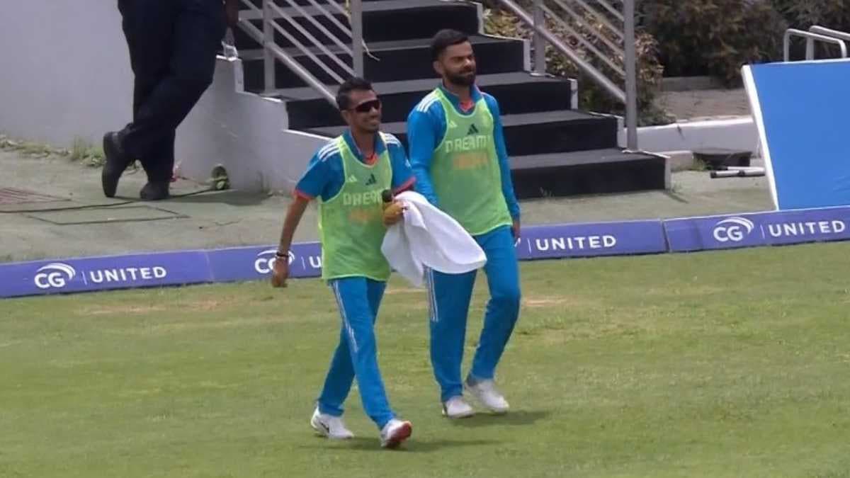 Video of Virat Kohli carrying drinks after being benched for 2nd WI ODI gets netizens talking