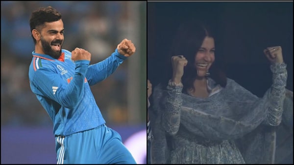 IND vs NED: Chinnaswamy crowd mirrors Anushka Sharma's reaction as Virat Kohli takes a wicket