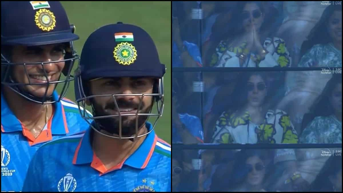 IND vs NZ: Anushka Sharma's emotive reaction to Virat Kohli being not ...