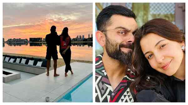 Adorable! Virat Kohli and Anushka Sharma enjoy the 'last sunrise of 2022' with daughter Vamika in Dubai