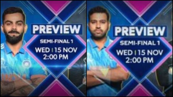 IND vs NZ: Rohit Sharma fans trend 'Shame on Star Sports', Virat Kohli replaced from preview poster